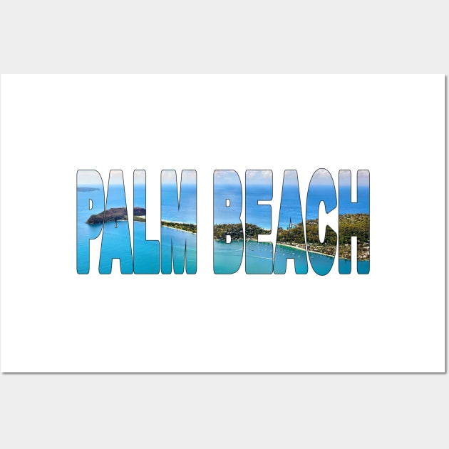 PALM BEACH - Northern Beaches Sydney Australia Aerial Wall Art by TouristMerch